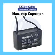 Mascotop CBB61 Fan Capacitor Aircond Capacitor Wire Capacitor 1uF 1.2uF 1.5uF 2uF 2.5uF 3uF 3.5uF 4u