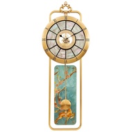 ClockLight Luxury Pure Brass New Chinese Clock Wall Clock Living Room Modern Pocket Watch European S