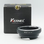 KERNEL Lens Adapter - Olympus Lens OM to Camera Leica MM Mount M9 M8 M6 / OM - LM