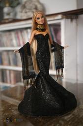 ５號雜貨屋＊(售完~晚禮服A款)Barbie 芭比娃娃 晚禮服 魚尾禮服 套裝 服飾配件