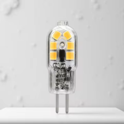 LED MINI G4 AC/DC 12V Low power 1.2W 1.4W 2W 3W high light efficiency strobe free for crystal chande