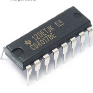 COMBO 5 IC CD4017 CD4017BE DIP-16