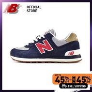 【New Balance】574NB Sneaker Black/White/Blue 574NSF Women And Men Sports Shoes