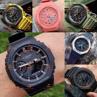 🔥Rare GA-2100 TMJ JAM TANGAN LELAKI BLACK OUT Army Green Hijau Wanita Unisex Digital Watch Mens G Vi