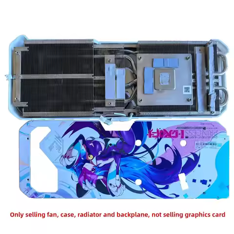 Custom 3 Copper Heat Pipe GPU Radiator Heatsink Replacement,Fits MAXSUN GeForce RTX 4060 Ti iCraft O