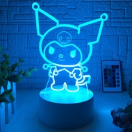 Kuromi night light kuromi bedside bedroom sleep table lamp cute cartoon lamp children's room girl birthday gift 【SYY】