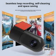 JONY Dash Camera, IR Night Vision HD Recording 1080P HD Camera,  360° View APP Control Smart Car Cam