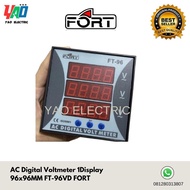 AC Digital Voltmeter 3 Display/ 96x96 and 72x72 FORT