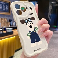 Compatiable with Huawei Pura 70 Ultra Honor X9B X6B Happy Dog Case Beauty NY Cover