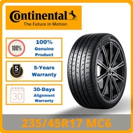 235/45R17 Continental MC6 *Clearance Year 2018