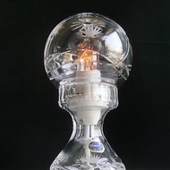 【老時光 OLD-TIME】早期二手捷克製水晶玻璃切子桌燈
