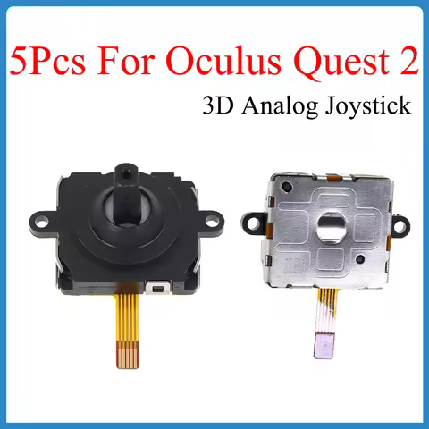 5Pcs For Oculus Quest 2 3D Analog Joystick For Meta Quest 2 Controller Thumbstick Left Right Manipul