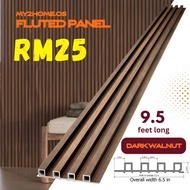 Fluted wall panel Fluted Panel WPC wall panel 2.9m PVC fluted wall Wood Strips Wall Decoration