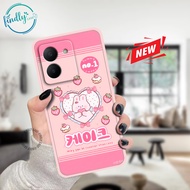 SC08 Softcase Macaron for Vivo Y36 Y35 Y16 Y22 Y75 Y27 V29 V25 V25E V27 V27E Y19 Y20 Y21 Y15S