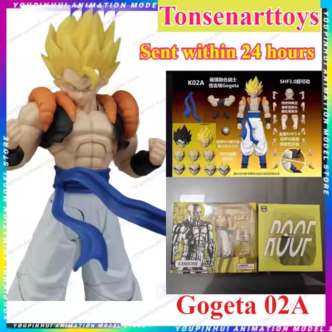 Tonsenarttoys Kamione Dragon Ball Z SHF Super Saiyan Blue SSJ Son Goku Vegeta Gogeta Anime Action Fi