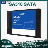 Original Blue SSD SA510 3D NAND Internal Solid State Drive SSD SATA III 6Gb/s 2.5" 500G 1TB 2TB 4TB 