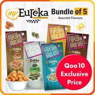 [Coupon Friendly][Bundle of 5] Eureka Popcorn Assorted 18 Flavours | Kimchi Chocolate Caramel Salted Egg | 140g