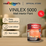 [1L] Nippon Paint Vinilex 5000 – Low Odour Matt Emulsion Interior Wall Paint