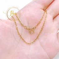 สร้อยคอทองแท้ ตะขอเอ็ม ทองคำแท้ 9k Italy (375) ลายโซ่ใหญ่ มีใบรับประกันจากทางร้าน PM