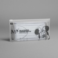 迪士尼4層一次性口罩 - 晨霧藍 (12 個) - 米妮 - 大碼