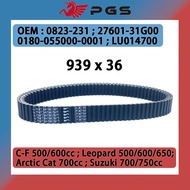 36x939 CVT Drive Belt For C-Fmoto X5 U5 550 600 X6 U6 Z6 0180-055000 LU014700 27601-31G00 CF188-0550