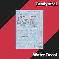 EVO Water Decal MG 1/100 GTO RX 78 2 Ver.GFFMC 40th Plastic Model Kit Decal
