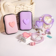 Cartoon Data Cable Storage Bag Charger Storage charger organiser headset Key Chain Organiser