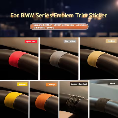 For BMW 3 5 Series G20 G60 X3 X5 G45 G05 Car Steering wheel alignment sticker center line interior s