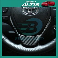 Toyota Altis E170 Steering Lining Lower Cover Carbon Fiber Decoration For Toyota Altis E170 (2013 - 