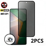 1-2Pcs Tempered Glass Film For TCL Stylus Plex L10 Pro Anti Spy Privacy Black Edge Screen Protector 