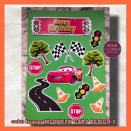 Cake Topper MCQUEEN CARS DESIGN 2