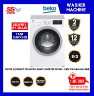【 FREE VOUCHER 】 BEKO 8KG DHX83420W Aquawave Heat Pump Digital Display Energy Saving A++ Sensor Dryi