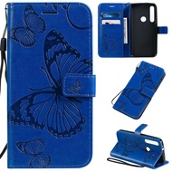 LYZCASE-Motorola One Macro Caseนูนผีเสื้อเคสสำหรับโมโตโรล่าOne Macro / Moto G8 Play(6.2") ( KT-Butterfly Flower )