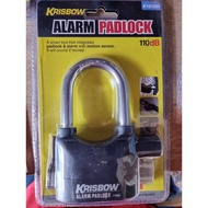 KRISBOW - PADLOCK WITH ALARM K101DH / ALARM PADLOCK