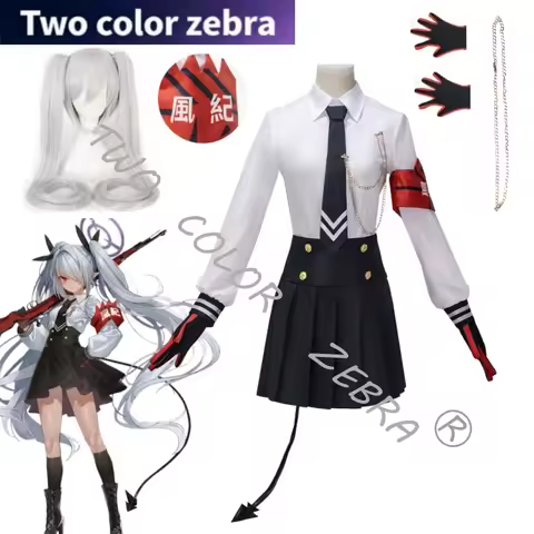 Game Blue Archive Siromi Iori Cosplay Costume Tail Shirt Skirt Full Sets Halloween Comic Party Role 