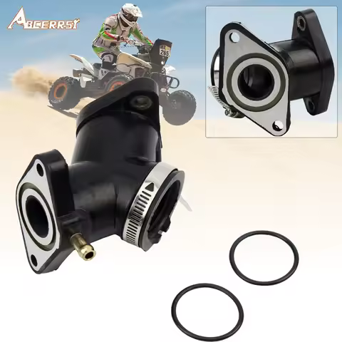 Motorcycle Carburetor Intake Manifold Pipe Interface Adapter Joint Glue For Yamaha XV250 3DM Virago 