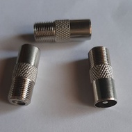CONNECTOR RF TYPE F MALE FOR MYTV OR DTV RG6 CABLE 3PCS