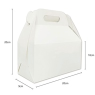 Win Win Printer Cake Box Pastries Box (10pcs per pack) with handle Foodgrade  PB01