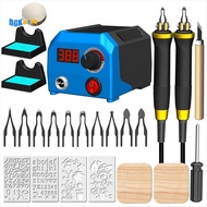 , Wood Burner Kit, Digitally Adjustable Temperature Wood Burner Kit (LH55-Fine-Pen-Point) US Plug