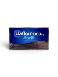 達夫隆 - DAFLON 達夫隆 1000MG 30粒 (HK-67813) [新舊包裝隨機發貨] A0343