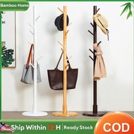 Bamboo Home  Disc Base Coat Rack 3 Color Imported Rubber Wood Upgrade Large Disc Strong And Firm Com