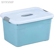 【New stock】☄۞Multipropose Transparent Orange Blue 10L 20L 28L Big Plastic Storage Box