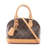 【二手】LOUIS VUITTONAlma BB Monogram 兩用手提包 M53152 PVC塗層帆布皮革 Alma BB 女士二手 B