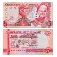Leopard 777 Africa-Gunbia 5 Dalasi Banknotes 2013 P-25cqnkm6018