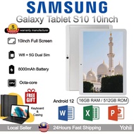 Samsung Galaxy Tablet S10 2023 512GB ROM 16GB RAM Smart Tablet Android Tablet # 5Years Warranty # Import Set