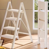 HL Ladder Folding Ladder 2/3 Step Household Carbon Steel Kitchen Step Stool Black Foldable Step Ladd