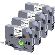 TZE-241 Tape 18mm Laminated White Replacement Compatible for Brother P-Touch TZe-241 3/4'' (0.70") L