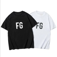 M - XXXXXL(6XL) FG T-Shirt Fear Unisex Oversize SizeBIG Men's Women's Tops F0G Jumbo Black White Com