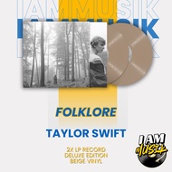 [Sealed] Taylor Swift – Folklore LP Vinyl Record Deluxe Edition Beige Vinyl