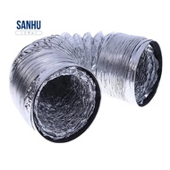 New 4 Inch 100mm Ventilation Pipe PVC Aluminum Tube Air Ventilation Pipe Hose Flexible Exhaust Duct 